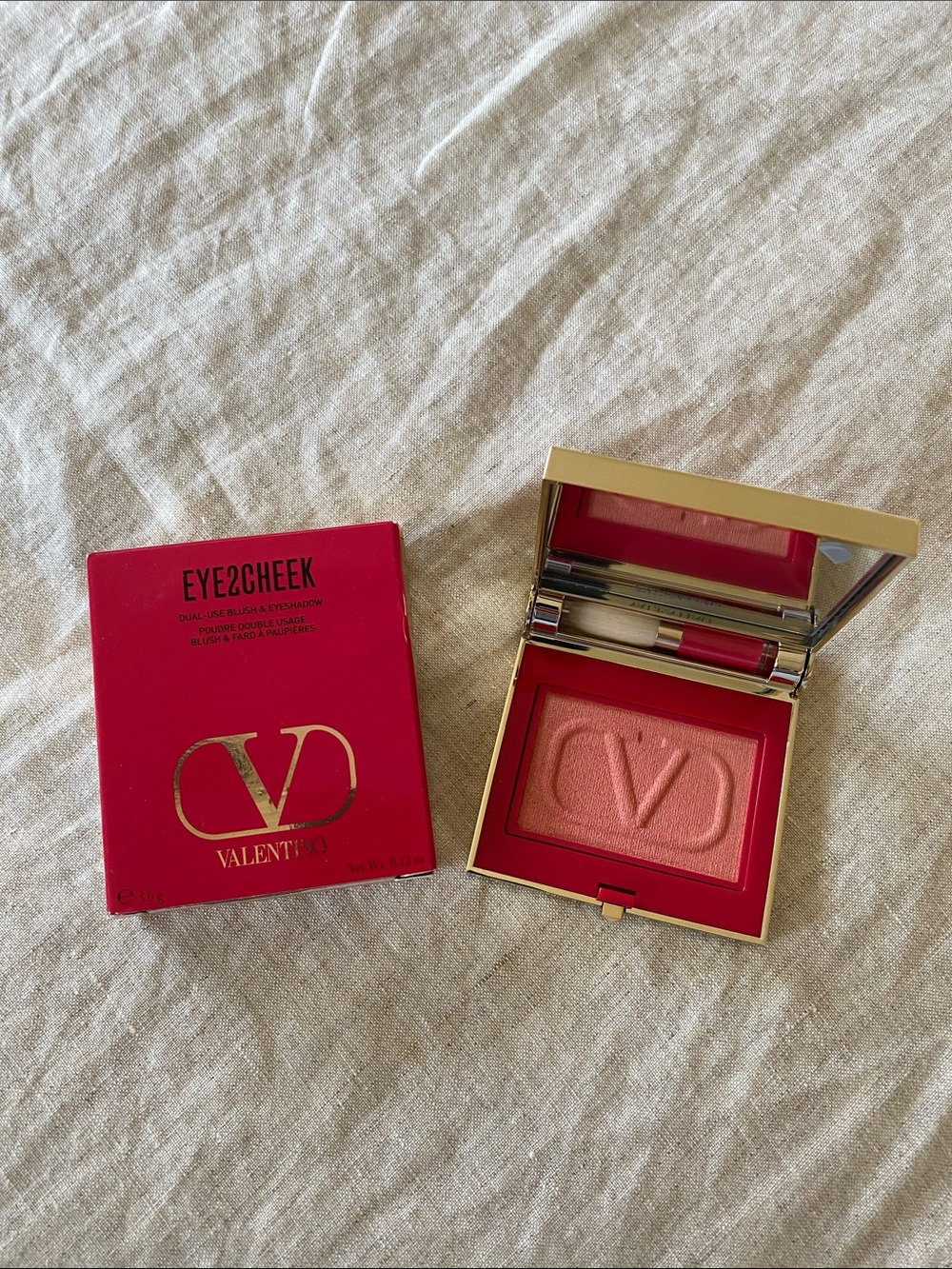 Valentino Eye2Cheek Blush — 7 Orange Delight